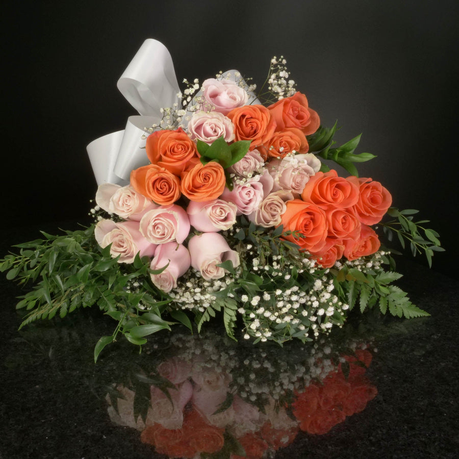  24 Roses / Hand-Tied / Fancy