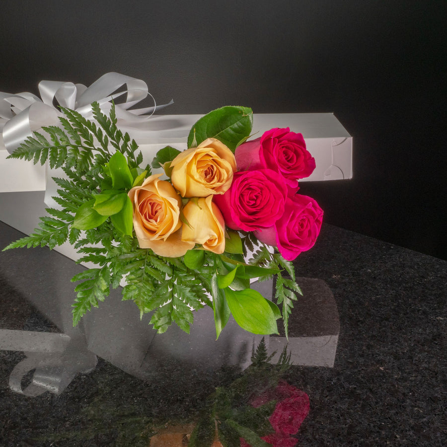  6 Roses / Boxed / Basic