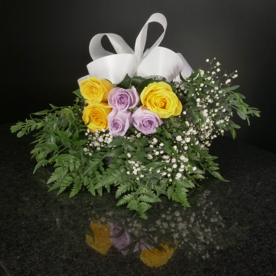  6 Roses / Hand-Tied / Fancy